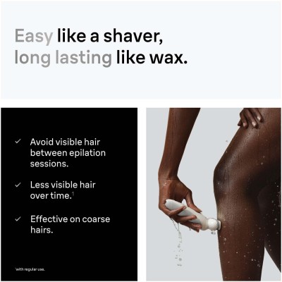 Epilator Silk·épil 9 Wet & Dry, Långvarigt Slät Hud, 9-030, Silver