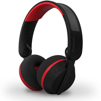 Philips - Hörlur Over-Ear Sport Solcell IP55 Svart/Röd - A14984