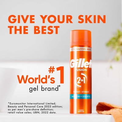 Rakgel Fusion Ultra Moist, Återfuktande för män med Kakaosmör, 200ml