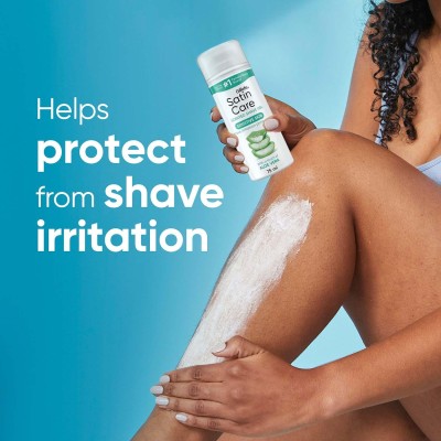Rakgel Satin Care för Kvinnor med en touch av Aloe Vera för Känslig Hud, 75ml