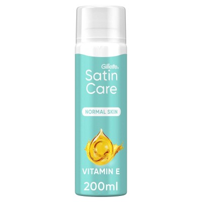 Rakgel Satin Care för Kvinnor med en touch av E-vitamin för Normal Hud, 200ml