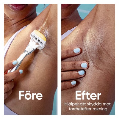 Rakhyvel Comfortglide Coconut w Olay + 1st rakblad, duschhållare