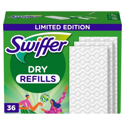 Refilldukar 36st torra för golv,för djurhår "Dance away the dust"