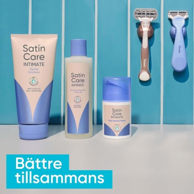 Satin Care Intimate Smoothing Cleanser + Rakgel för Intimområdet, 190 ml
