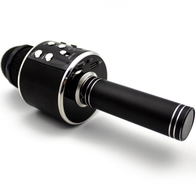 Karaoke-mikrofon Bluetooth Inbyggd högtalare KMS-20B Svart