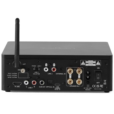 Förstärkare BT Phono HDMI Ampster BT III Svart