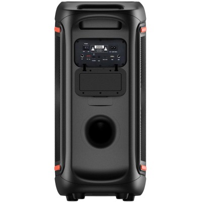 Högtalare Bluetooth 2x6,5" woofers 100W Batteri LED-ljus BPS-370 Svart