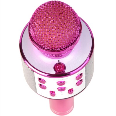 Karaoke-mikrofon Bluetooth Inbyggd högtalare KMS-20P Rosa