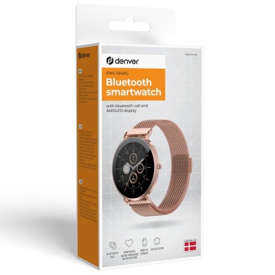 SmartWatch AMOLED Hälsokoll Sport-läge SWC-394S Rosé