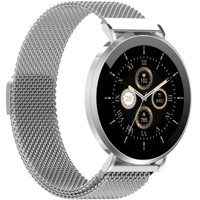SmartWatch AMOLED Hälsokoll Sport-läge SWC-394S Silver