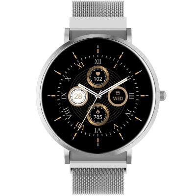 SmartWatch AMOLED Hälsokoll Sport-läge SWC-394S Silver