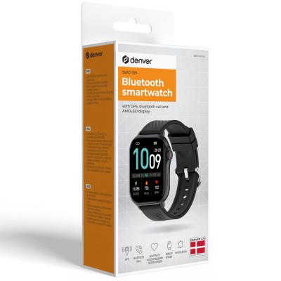 SmartWatch GPS 2,13" AMOLED SWG-159B Svart