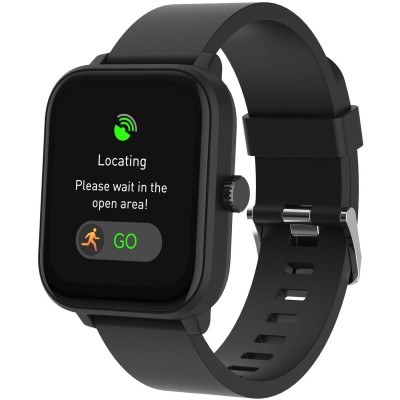 SmartWatch GPS IP68 Hälsokoll SWG-155B Svart
