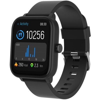 SmartWatch GPS IP68 Hälsokoll SWG-155B Svart