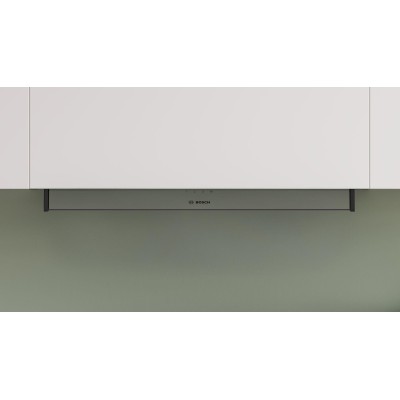 Bosch - DBB85CC60 - Serie 4, Skåpsintegrerad köksfläkt, 80 cm, Klarglas, Mattsvart