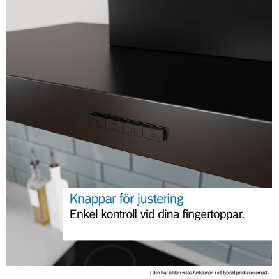 Bosch - DWB93BC30 - Serie 2, Vägghängd köksfläkt, 90 cm, Inox-Look