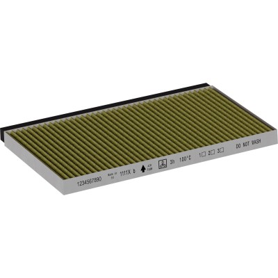 Bosch - DWZ1FB3I6 - Long-life Clean Air recirkulationsset, Inox-Look