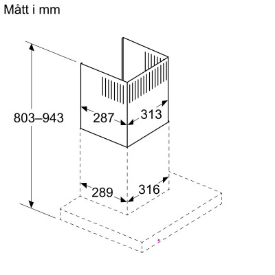 Bosch - DWZ1FB3I6 - Long-life Clean Air recirkulationsset, Inox-Look