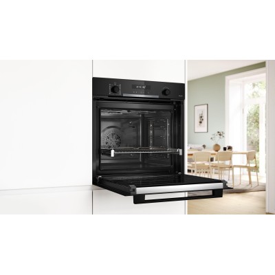 Bosch - HBG378AB4 - Serie 6, Inbyggnadsugn, 60 x 60 cm, Svart