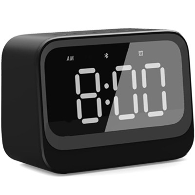 Denver - Klocka Alarm Bluetooth-högtalare Svart - A15397