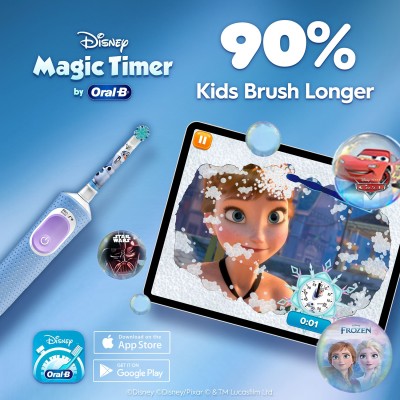 Eltandborste Vitality Pro Kids Frozen + resefodral