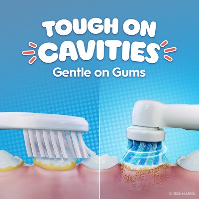 Eltandborste Vitality Pro Spiderman + resefodral