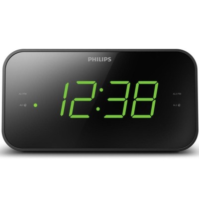 Klockradio FM Stora siffror Bluetooth TAR3306/12 Svart