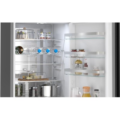Siemens - KG39NVXCG - iQ300, Kombinerad kyl/frys, 203 x 60 cm, blackSteel, Total noFrost