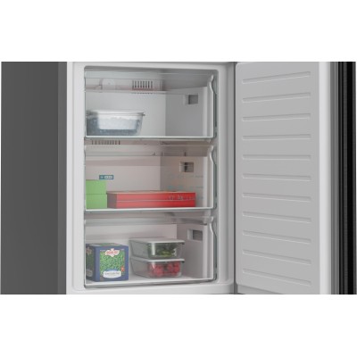 Siemens - KG39NVXCG - iQ300, Kombinerad kyl/frys, 203 x 60 cm, blackSteel, Total noFrost