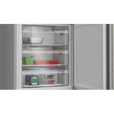 Siemens - KG49NVIDG - iQ300, Kombinerad kyl/frys, 203 x 70 cm, Rostfritt stål