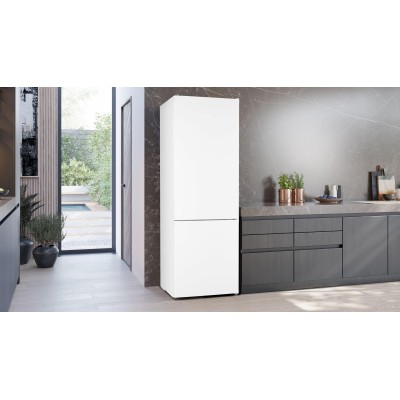 Siemens - KG49NVWDG - iQ300, Kombinerad kyl/frys, 203 x 70 cm, Vit, Total noFrost