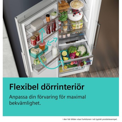 Siemens - KS36NVWCG - iQ300, Kylskåp, 186.2 x 59.5 cm, Vit