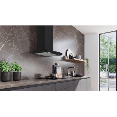 Siemens - LC65BCC60 - iQ300, Vägghängd köksfläkt, 60 cm, Mattsvart