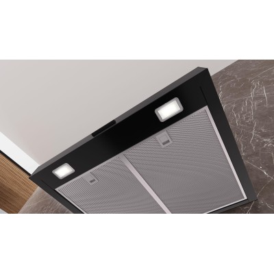 Siemens - LC65BCC60 - iQ300, Vägghängd köksfläkt, 60 cm, Mattsvart