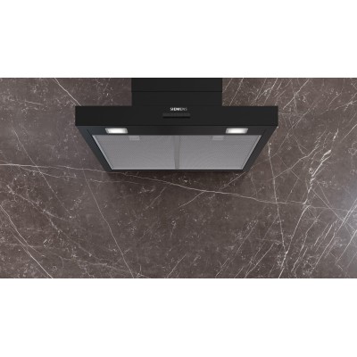 Siemens - LC65BCC60 - iQ300, Vägghängd köksfläkt, 60 cm, Mattsvart