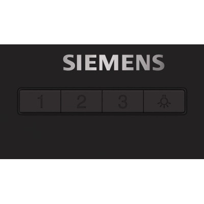 Siemens - LC95BCC60 - iQ300, Vägghängd köksfläkt, 90 cm, Mattsvart