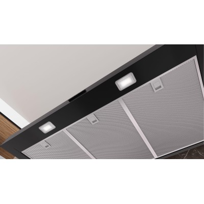 Siemens - LC95BCC60 - iQ300, Vägghängd köksfläkt, 90 cm, Mattsvart