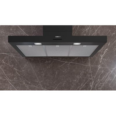 Siemens - LC95BCC60 - iQ300, Vägghängd köksfläkt, 90 cm, Mattsvart