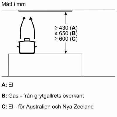 Siemens - LJ85BCC60 - iQ300, Skåpsintegrerad köksfläkt, 80 cm, Klarglas, Mattsvart