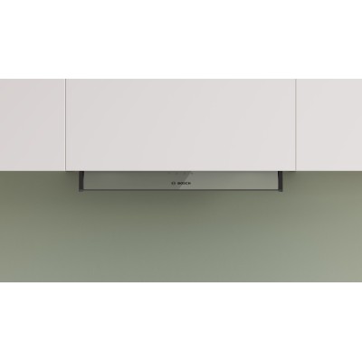Bosch - DBB65CC60 - Serie 4, Skåpsintegrerad köksfläkt, 60 cm, Klarglas, Mattsvart