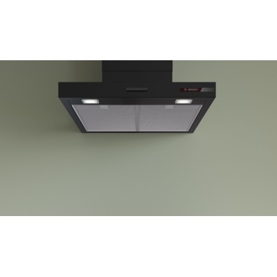 Bosch - DWB65CC60 - Serie 4, Vägghängd köksfläkt, 60 cm, Mattsvart