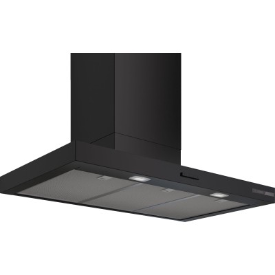Bosch - DWB95CC60 - Serie 4, Vägghängd köksfläkt, 90 cm, Mattsvart