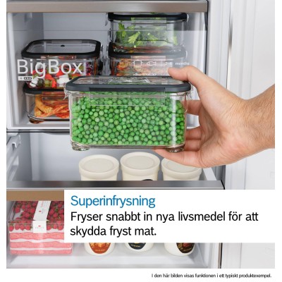 Bosch - GSN36VWDG - Serie 4, Frysskåp, 186.2 x 59.5 cm, Vit