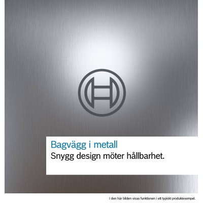 Bosch - KSN36AICM - Serie 6, Kylskåp, 186.2 x 59.5 cm, Borstat stål med anti-fingerprint
