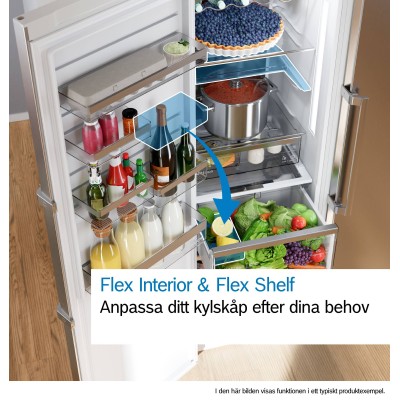 Bosch - KSN36AICM - Serie 6, Kylskåp, 186.2 x 59.5 cm, Borstat stål med anti-fingerprint