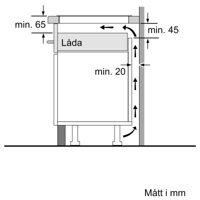 Bosch - PIF612BB1E - Serie 4, Induktionshäll, 60 cm, Ramlös Design