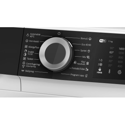 Bosch - WGK264FLSN - Serie 6, Tvättmaskin, frontmatad, 11 kg, max. 1400 varv/min