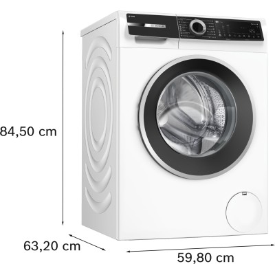 Bosch - WGK264FLSN - Serie 6, Tvättmaskin, frontmatad, 11 kg, max. 1400 varv/min