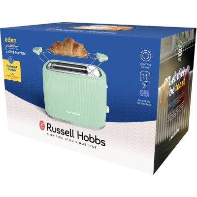 Russell Hobbs - Brödrost   27374-56 Eden 2S Toaster Pistachio - A13812
