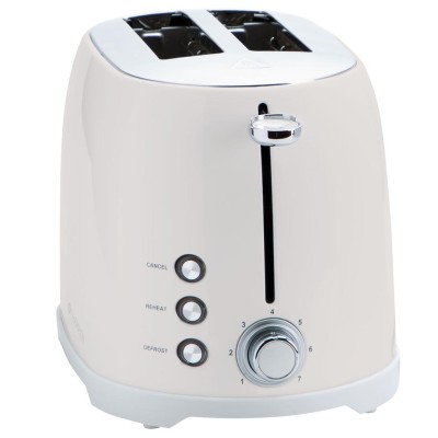Champion - Brödrost 2 skivor 800W BR610 Creme White Series - CHBR610